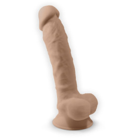 Dildo in silicone con testicoli super realistico con telecomando silexd