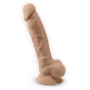 Dildo in silicone con testicoli super realistico con telecomando silexd