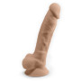 Dildo in silicone con testicoli super realistico con telecomando silexd