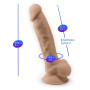 Dildo in silicone con testicoli super realistico con telecomando silexd