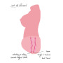 Masturbatore maschile busto femminile realistico con ano e vagina penetrabile hidden desire