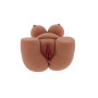 Masturbatore realistico busto femminile big con ano e vagina penetrabile hidden desire
