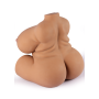 Masturbatore realistico busto femminile big con ano e vagina penetrabile hidden desire