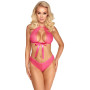 Completo sexy donna in pizzo lingerie seducente kissable