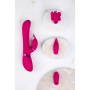 Vibratore rabbit stimolatore clitoride in silicone con 4 testine incluse Vive