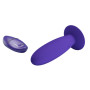 Vibratore anale in silicone con telecomando pretty love