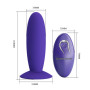 Vibratore anale in silicone con telecomando pretty love