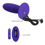 Vibratore anale in silicone con telecomando pretty love