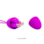 Ovetto vibrante in silicone sextoys con telecomando joanne pretty love