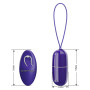 Ovetto vibrante multiprogramma con telecomando sextoys per coppie pretty love