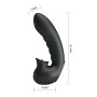 Vibratore doppia stimolazione clitoride vaginale in silicone ricaricabile pretty love
