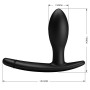 Plug anale gonfiabile in silicone stimolatore anale pretty love