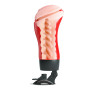 Masturbatore realistico con ventosa e regolabile stimolatore maschile baile