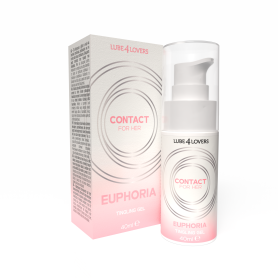 Lubrificante intimo vibrante euphoria 40 ml per donna