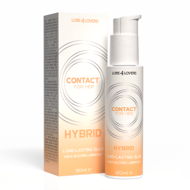 Lubrificante gel intimo hybrid lunga durata 120 ml lube4lovers