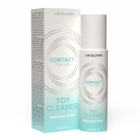 Spray detergente toy cleaner a base d'acqua antibatterico 120 ml lube4lovers