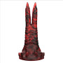 Dildo monster vibrante in silicone stimolatore anale vaginale doppio lovetoy