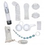 Sex toy kit for transparent crystal clear couple