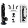 Vibratore Realistico King Cock 10 vibrating con ventosa whit Ballsbrown