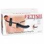 Strap on vibrator with plug fetish fantasy series Deluxe Vibrating Strap-On