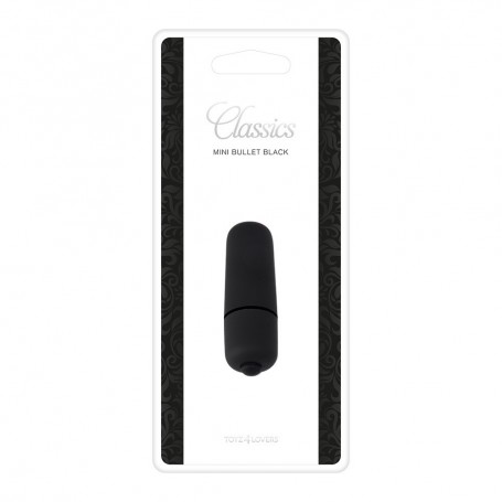 Mini vibratore vaginale per clitoride Bullet classic Black