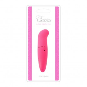 Vaginal stimulator vibrator for g spot classics pink