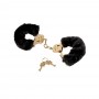 HANDCUFFS FETISH FANTASY GOLD DELUXE FURRY CUFFS