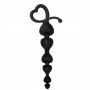 FALLO dildo anal ANALE HEARTY ANAL WAND SILICONE Black
