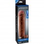 Guaina indossabile fantasy x-tensions perfect 2 extension with balls strap brown