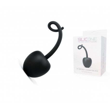 Pallina vaginale in silicone cherry secret black