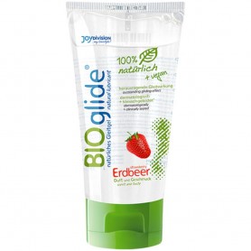 Bioglide organic edible strawberry lubricant 80 ml