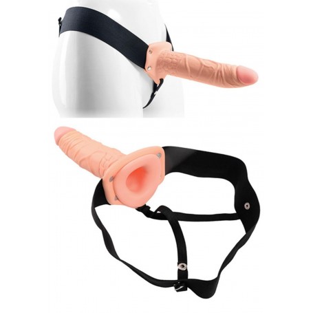 Do it strap on cable wearable dildo Real Rapture 8 Flesh