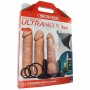 kit phallus wearable dildo strap on vaculock Dual Density Set