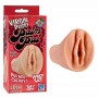 Realistic penis masturbator in the shape of vagina palm flesh