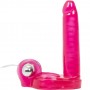 Wearable Anal Phallus Ring with Anal Slim Dong Vibrating Stimulator