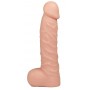Realistic vaginal phallus with testicles dildo the realistic cock