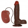 Realistic vibrator real rapture brown 7.5'' Vibrating Dildo