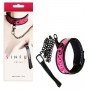 Bondage sinful Pink bondage chain leash fetish collar