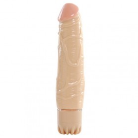 Realistic vibrator real rapture fury 8'' white