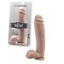 Realistic Dildo Maxi large skin dildo with testicles and suction cup the cock 10 flesh