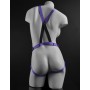 Make it realistic Dildo Wearable Vaginal Anal Harness Strap On dillio Harnes Purple