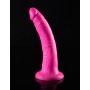 Make it realistic with suction cup dillio 7 slim pink