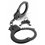 Constrictive bondage handcuffs black cuffs designer black