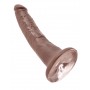Make it realistic dildo king cock Anal vaginal with suction cup 7 brown