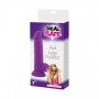 Realistic Phallus Dildo Vaginal with Silicone Suction Testicles Rod Large Purple