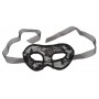 Maschera per notte da donna sexy nera veneziana gothic black