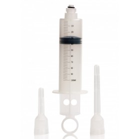 Syringe for lubricant vaginal shower enema peretta
