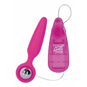 Plug Vibrator with Vibration butt Booty Call Booty Glider Pink