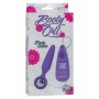 Vibrator Plug Phallus with Vibration butt Booty Call Booty Glider Purple