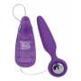 Vibrator Plug Phallus with Vibration butt Booty Call Booty Glider Purple